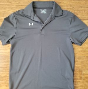 Small Under Armour Heat Gear Loose Fit Polo